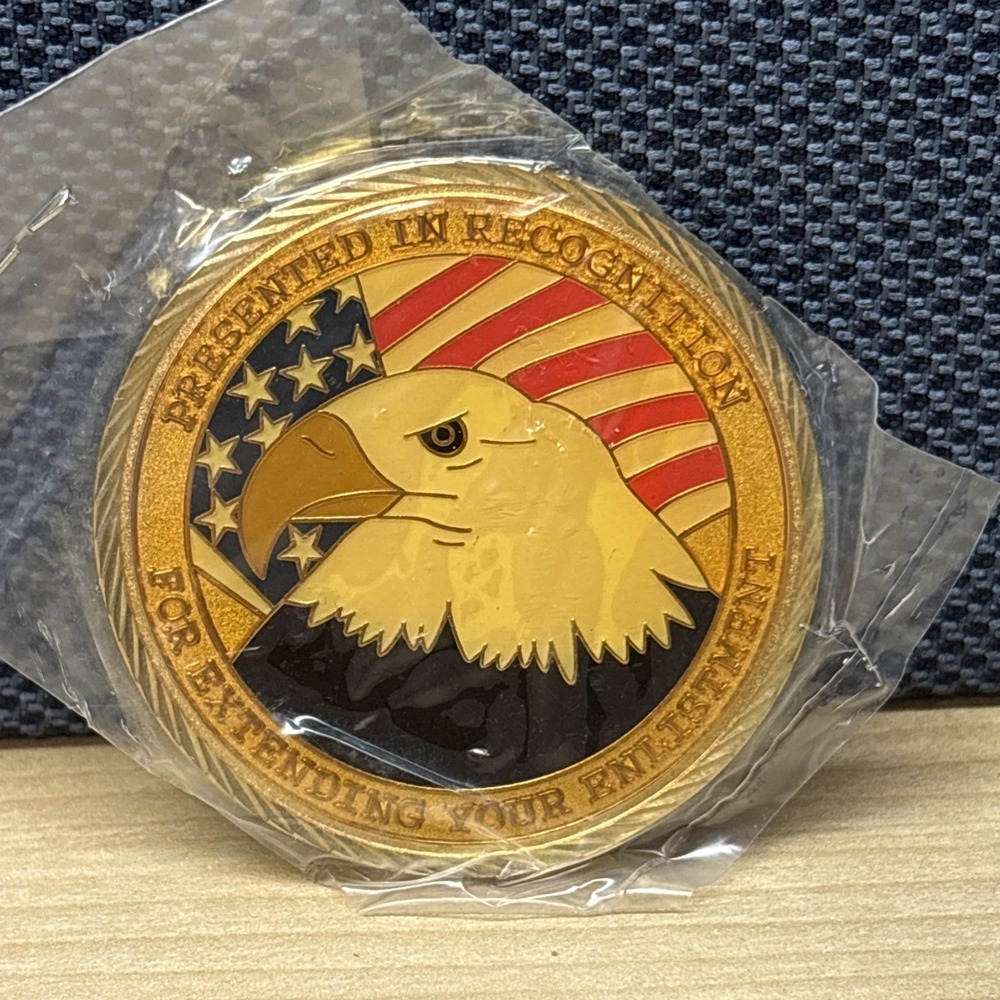 FL Army National Guard Challenge Coin Enlistment Eagle Special Forces 53rd New